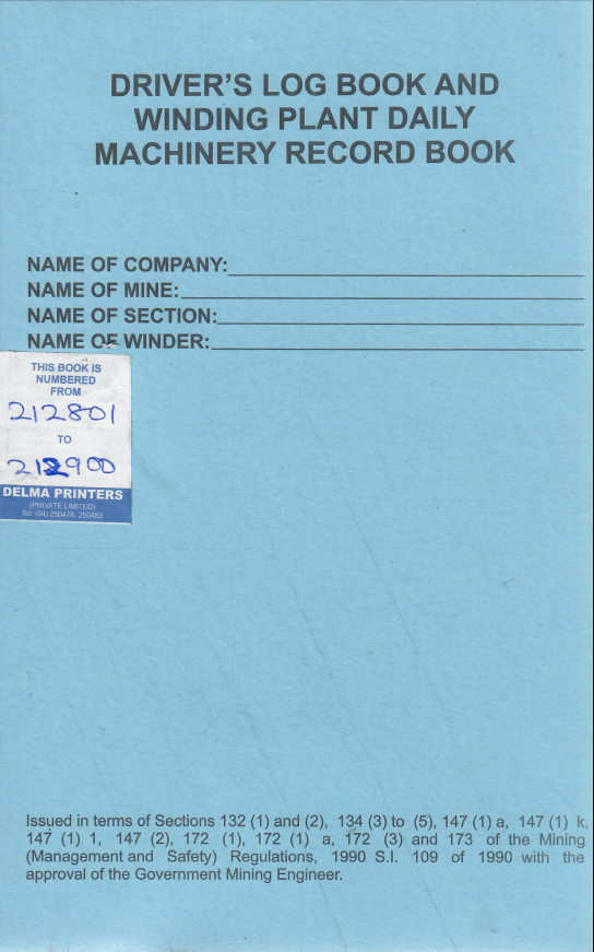 Driver's Log Book